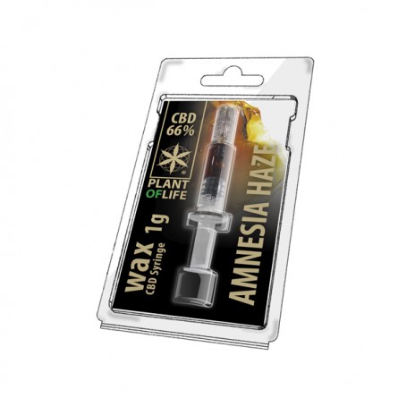 Cire de CBD 66% PlantOfLife - Amnesia Haze Cire de CBD 66% PlantOfLife - Amnesia Haze