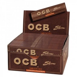 Cartouche de Feuilles à Rouler OCB Slim non-blanchies