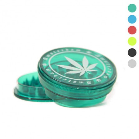 Grinder 2 parties Basic Amsterdam translucide - 60 mm Grinder 2 parties Basic Amsterdam translucide - 60 mm