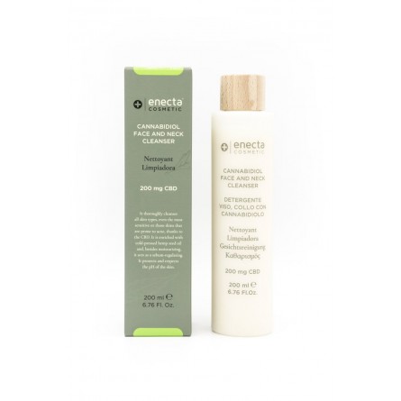 Cannabidiol Nettoyant Visage et Cou - Enecta Cannabidiol Nettoyant Visage et Cou - Enecta