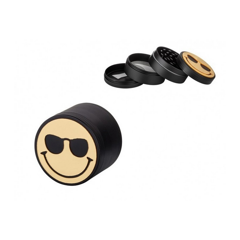 Grinder Emietteur 4 parties Smile - 50mm Grinder Emietteur 4 parties Smile - 50mm