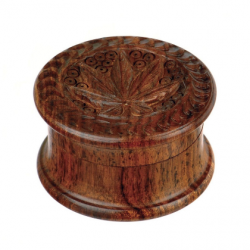 Grinder en Bois de Rose Sculpté