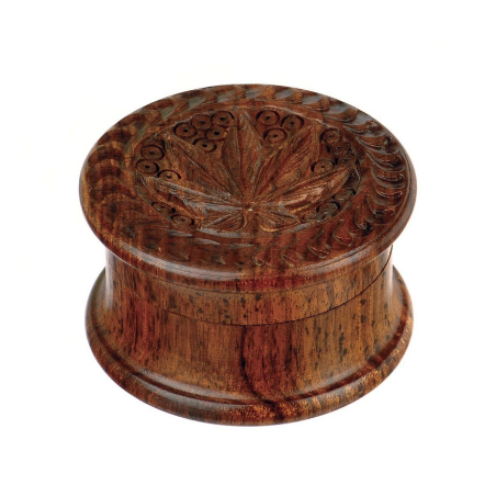Grinder en Bois de Rose Sculpté