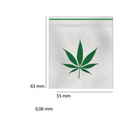 Pochon Weed 5.5x6.5 cm