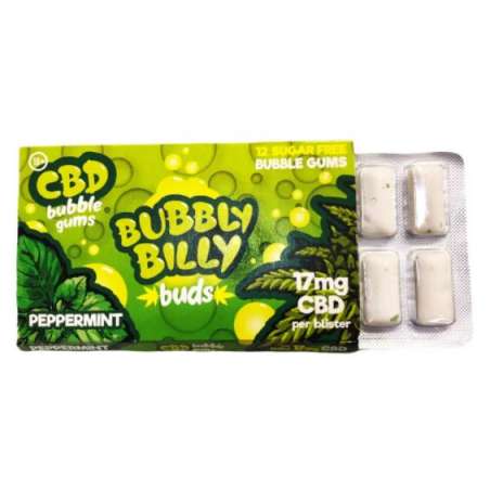 Chewing-gum CBD Peppermint - Bubbly Billy