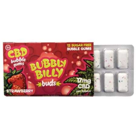 Chewing-gum CBD Strawberry - Bubbly Billy