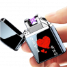 Mini Briquet Electrique Coeur
