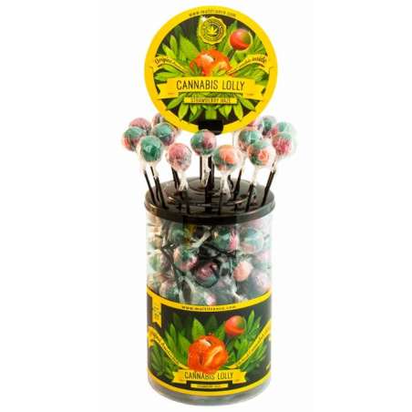 Sucette Cannabis Lolly Strawberry