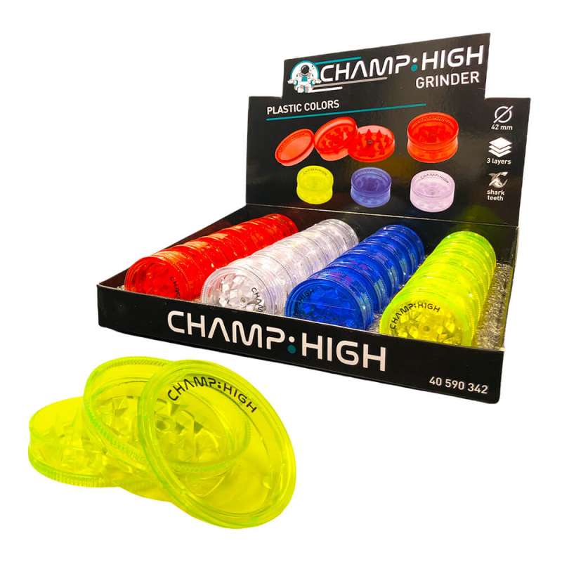 Mini grinder plastique translucide - Champ High