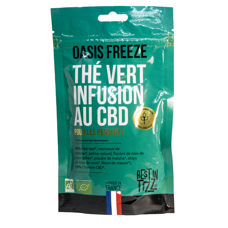 Oasis Freeze Thé Vert CBD - RestinTizz Oasis Freeze Thé Vert CBD - RestinTizz