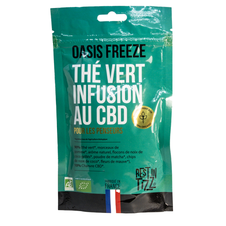 Oasis Freeze Thé Vert CBD - RestinTizz