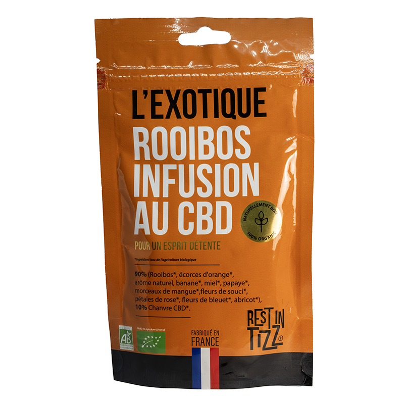Rooibos Exotique CBD - RestinTizz Rooibos Exotique CBD - RestinTizz