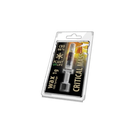 Cire de CBD 66% PlantOfLife - Critical + Cire de CBD 66% PlantOfLife - Critical +