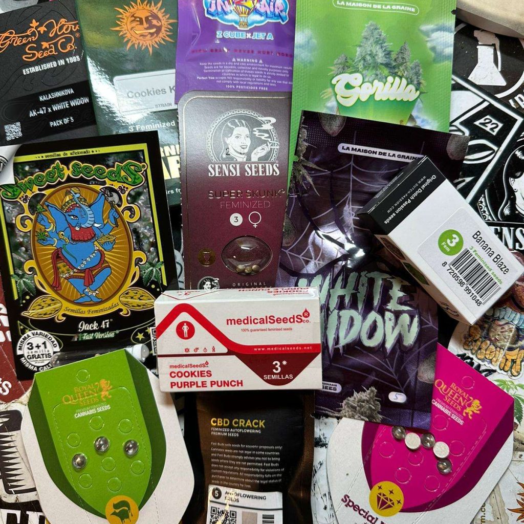 Les paquets des meilleures banques de graines de cannabis