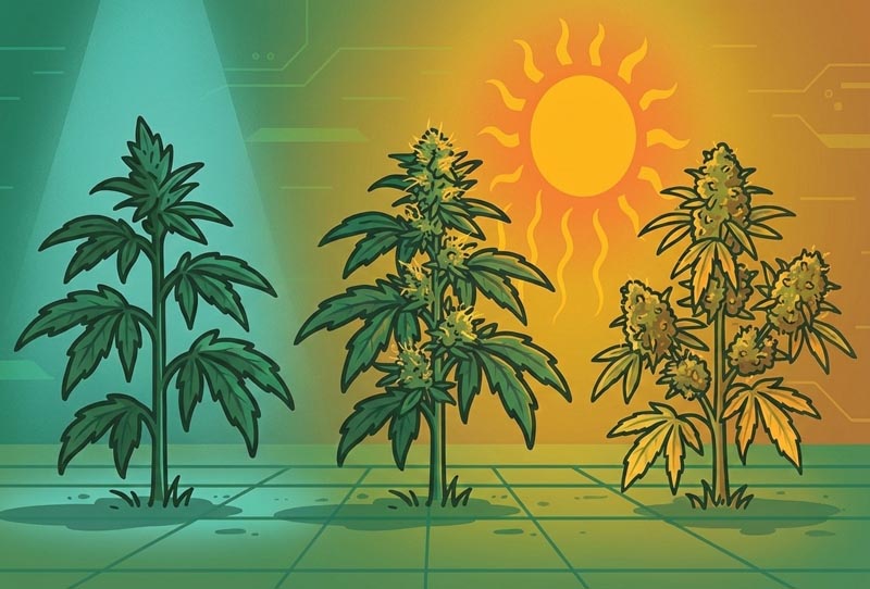 Quand passer vos plants de cannabis en floraison ?