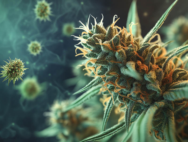 Les virus qui peuvent toucher vos plants de Cannabis