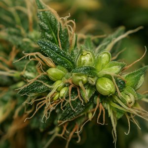 Plant de cannabis hermaphrodite