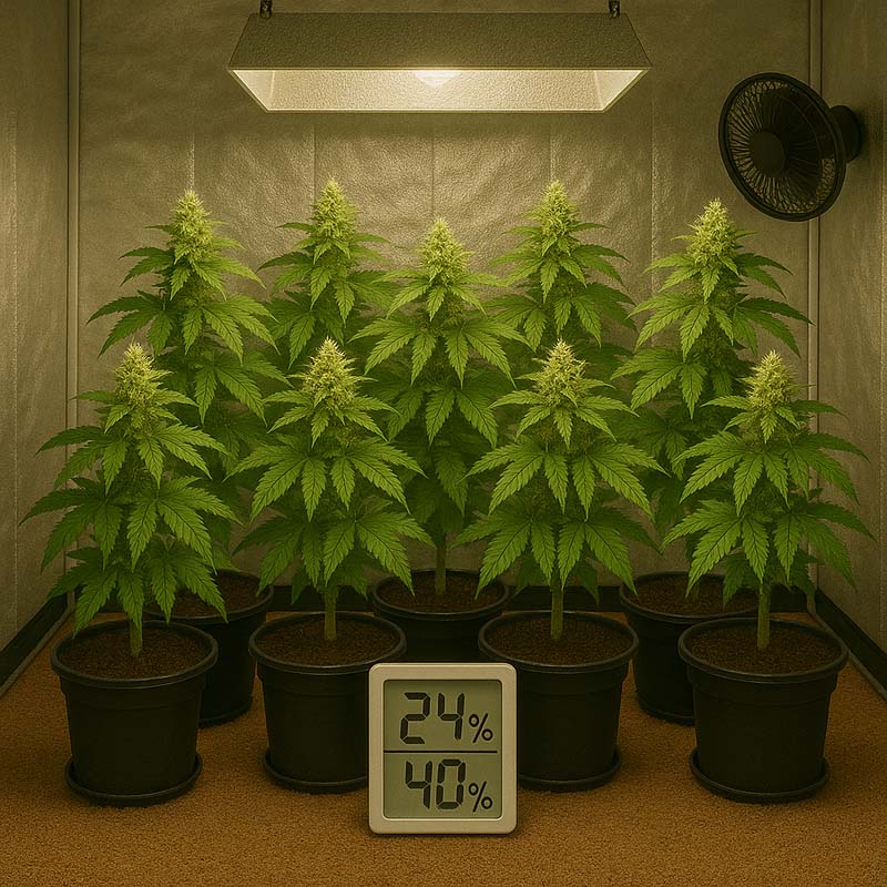 Température et humidité idéale pour cultiver du cannabis