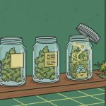 Cannabis en phase de curing