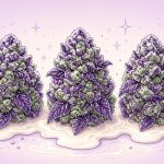 Meilleures variétés Gelato de cannabis, illustration style manga coloré
